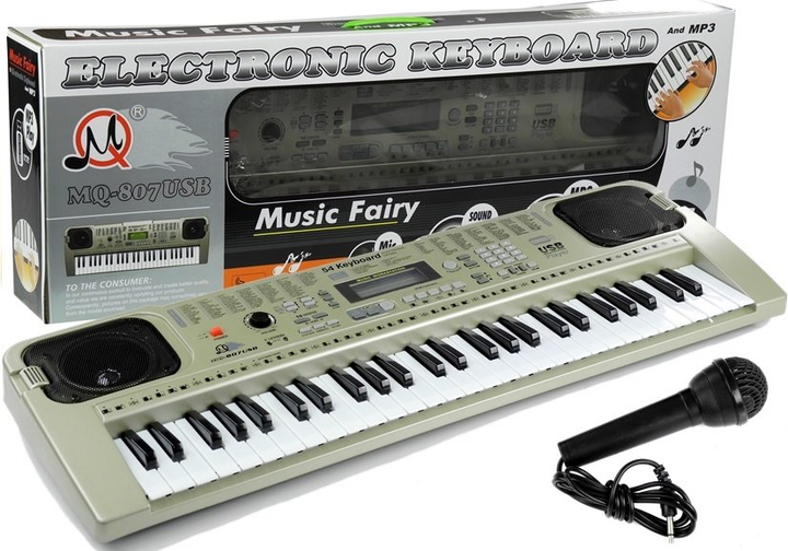 Піаніно Lean Toys Keyboard MQ807 з органом і мікрофоном 471 (5905884455739) - зображення 1