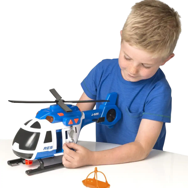 Helikopter ratunkowy HTI Toys Teamsterz Mighty Machines z światłem i dźwiękiem (5050841684414) - obraz 4