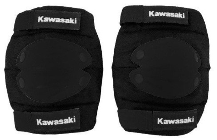 Komplet ochraniaczy Kawasaki na łokcie i kolana rozmiar L Czarne (5905279820401) - obraz 1