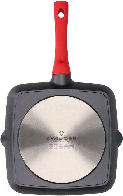 Patelnia grillowa Zwieger Obsidian 28 cm (5903357370442) - obraz 4