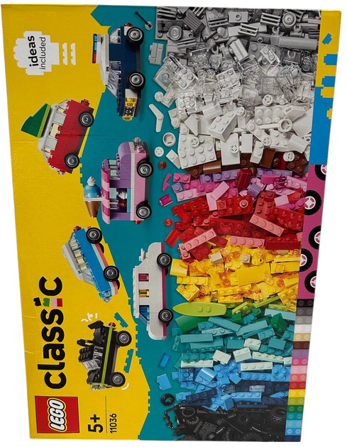 Zestaw klockow LEGO Classic Kreatywne pojazdy 900 elementow (11036) (955555909377879) - Outlet - obraz 2