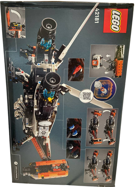 Zestaw klockow LEGO Technic Transportowy statek kosmiczny VTOL LT81 1365 elementow (42181) (955555909377911) - Outlet - obraz 2
