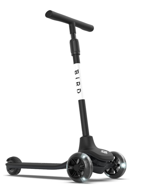 Hulajnoga trójkołowa Bird Birdie Glow Black (0810029161978) - obraz 4