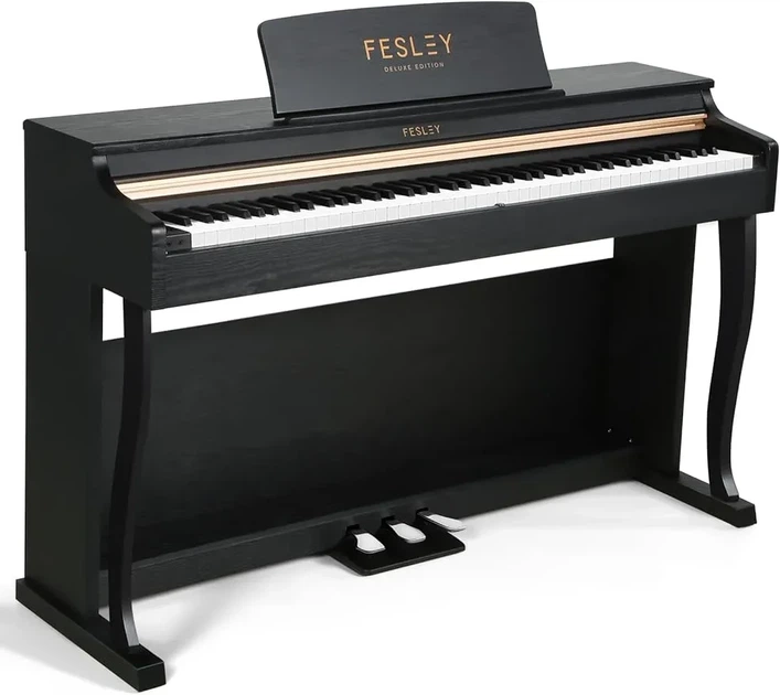 Цифровое пианино Fesley FEP1000 BK (стойка, 3-педали, пюпитр, наушники, чехол). Полифония 256 голосов - Фото 2 Цифровое пианино Fesley FEP1000 BK (стойка, 3-педали, пюпитр, наушники, чехол). Полифония 256 голосов - изображение 2