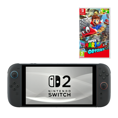 Набір Консоль Nintendo Switch 2 256GB Black + Гра Super Mario