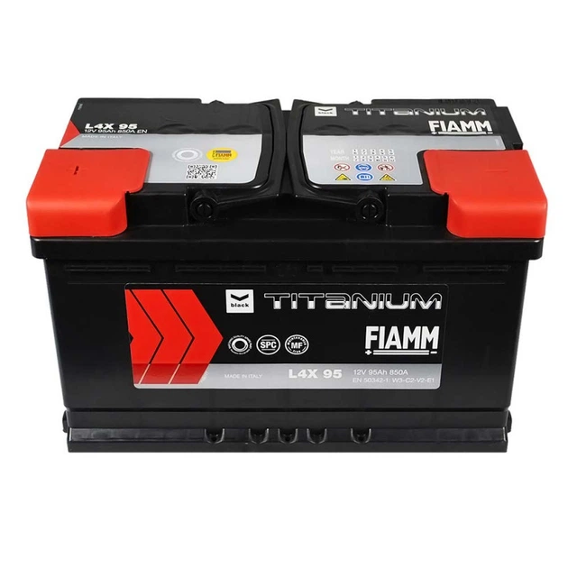 Автомобільний акумулятор FIAMM Titanium Black 95Аh 850А L+ (L4) - зображення 2