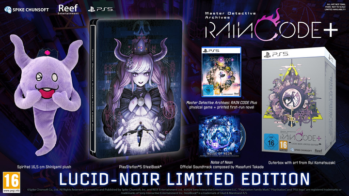 Gra PS5 Master Detective Archives: Rain Code Plus - Lucid-Noir Limited Edition (Blu-ray płyta) (5060941717455) - obraz 2