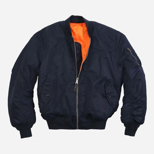 Бомбер мужской Alpha Industries MA-1 XL Темно-синий (640631434135