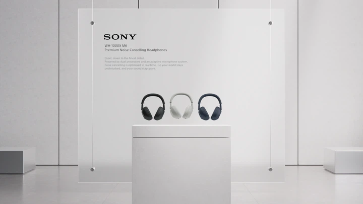 Słuchawki Sony WH-1000XM6 Midnight Blue (WH1000XM6L.CE7) - obraz 10