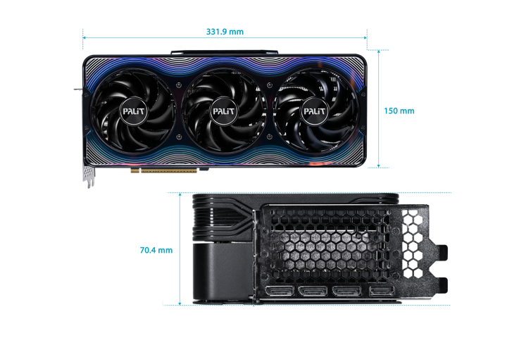 Видеокарта Palit GeForce RTX 5080 GameRock (NE75080019T2-GB2030G