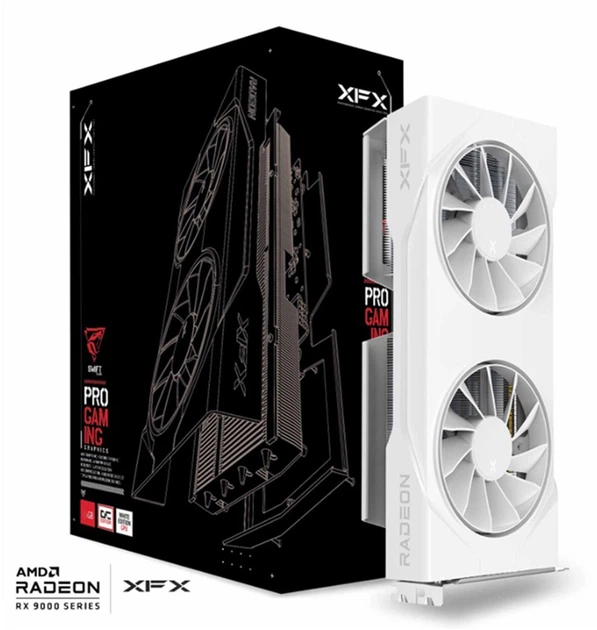 Відеокарта XFX Swift AMD Radeon RX 9060 XT OC White Gaming Edition