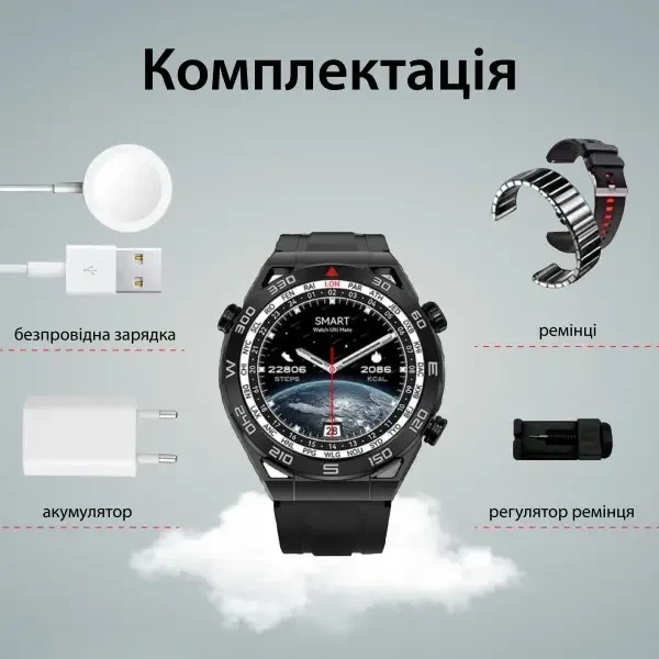 Смарт-часы X5Max, мужские, водонепроницаемые, IP67, черные - изображение 3