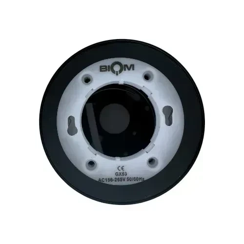 Светильник BIOM SP-G06R-B-AL накладной для лампы GX53 круглый черный - изображение 4