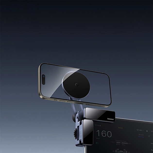 Тримач автомобільний Baseus MaxView Magnetic Grey (C40180701813-00) - зображення 11