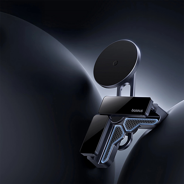 Тримач автомобільний Baseus MaxView Magnetic Grey (C40180701813-00) - зображення 12