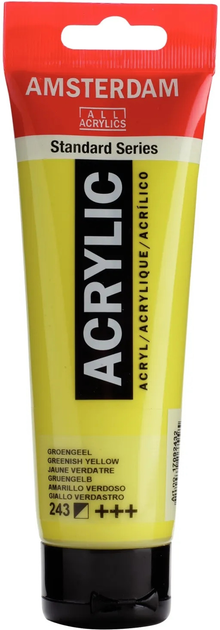 Фарба акрилова Amsterdam Greenish Yellow 243 120 мл (8712079267995) - зображення 1