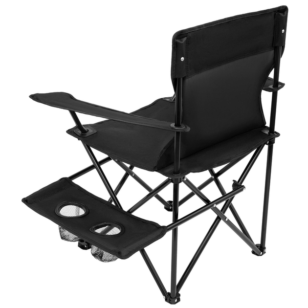 Крісло туристичне Nils Camp NC3301 Чорне (5908261680823) - зображення 2
