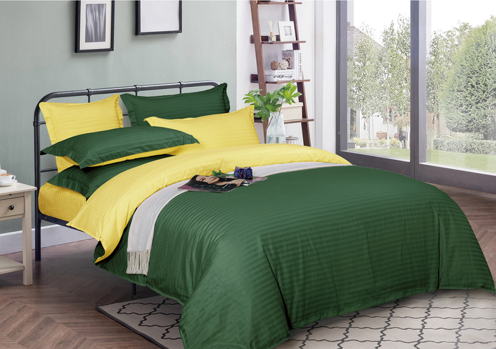 Акція на Підковдра MirSon 220х240 Satin Stripe 30-0017 + 30-0003 Kleiton від Rozetka