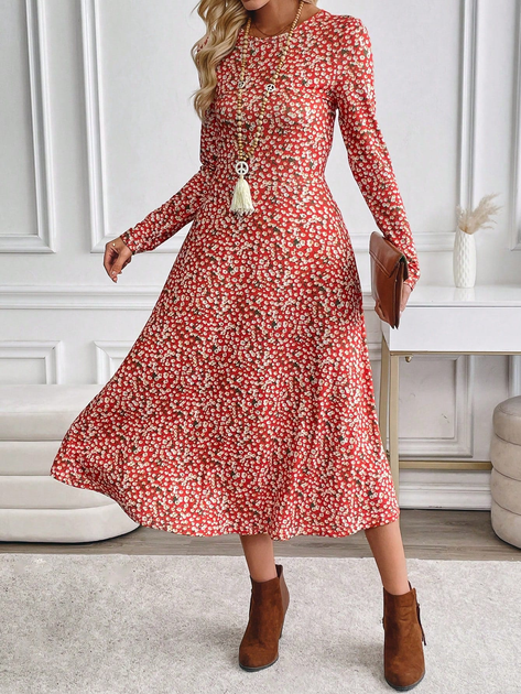 Сукня осіння жіноча SHEIN GD-00227557 S Помаранчева від Rozetka на платформі USKIDKA Акція на Сукня осіння жіноча SHEIN GD-00227557 S Помаранчева від Rozetka