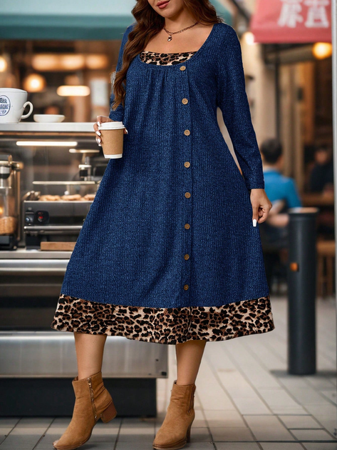 Сукня осіння жіноча SHEIN GD-00228083 4XL Синя від Rozetka на платформі USKIDKA Акція на Сукня осіння жіноча SHEIN GD-00228083 4XL Синя від Rozetka