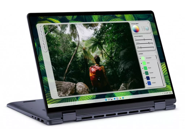 Ноутбук Dell Inspiron 16 2-in-1 16" WVA 2560x1600 90 Гц / Intel Core Ultra 7 155H 1,4 ГГц / Intel Arc Graphics / RAM 32 ГБ / LPDDR5X / SSD 1 ТБ / Windows 11 Home / 2,18 кг (i7640-7380BLU-PUS) - изображение 5