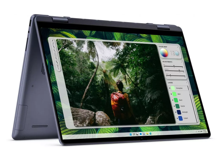Ноутбук Dell Inspiron 16 2-in-1 16" WVA 2560x1600 90 Гц / Intel Core Ultra 7 155H 1,4 ГГц / Intel Arc Graphics / RAM 32 ГБ / LPDDR5X / SSD 1 ТБ / Windows 11 Home / 2,18 кг (i7640-7380BLU-PUS) - изображение 6