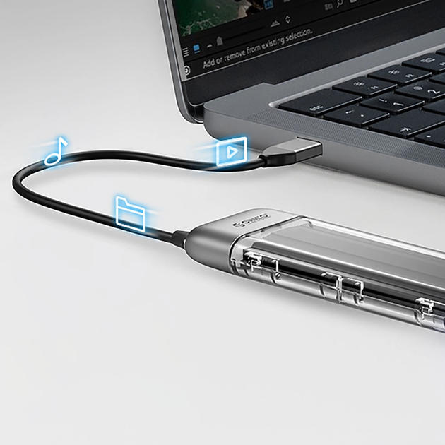 Obudowa dysku Orico TXM2-C3 M.2 NVME USB-C 3.2 (6942227137760) - obraz 5
