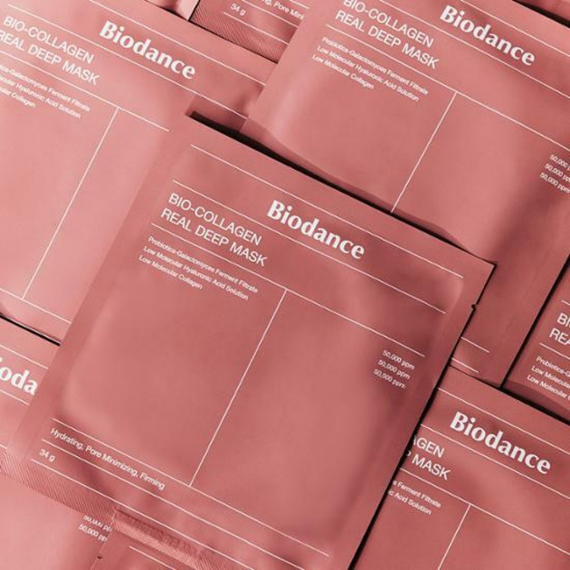 Нічна гідрогелева маска з колагеном для еластичності шкіри Biodance Bio-Collagen Real Deep Mask (1 шт) - зображення 2