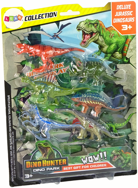 Zestaw figurek Lean Toys Dinozaury 6 szt (5905679074725) - obraz 1