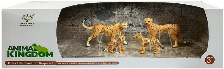 Zestaw figurek Lean Toys Dzikie zwierzęta 4 szt (5905884454336) - obraz 1