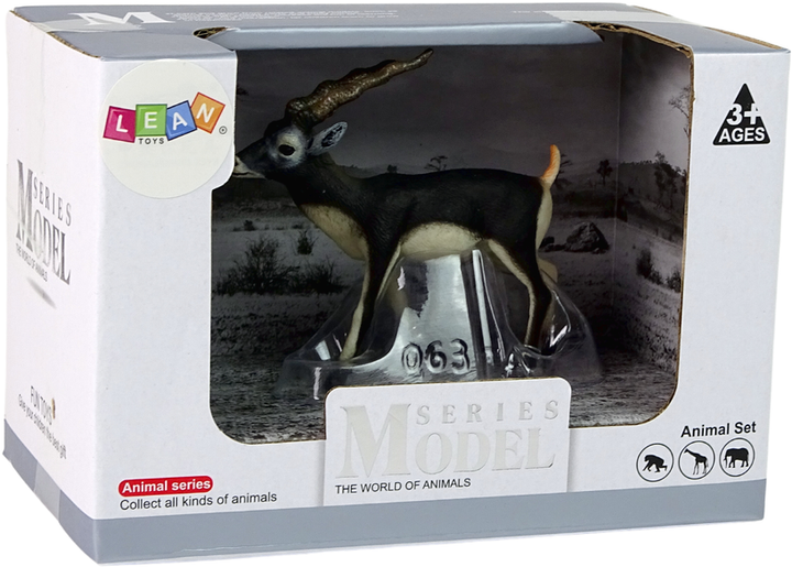 Колекційна фігурка Lean Toys Animals of the World Антилопа Блекбак 8 см (5905214971137) - зображення 1