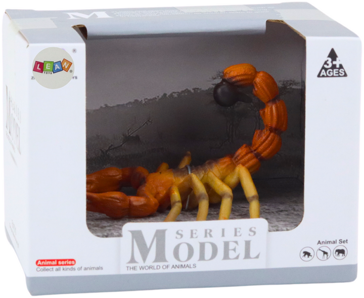 Figurka kolekcjonerska Lean Toys Zwierzęta Świata Skorpion pustynny 8 cm (5905991020646) - obraz 1