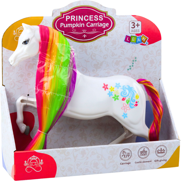 Figurka Lean Toys Koń Biały 26 cm (5905991056591) - obraz 1