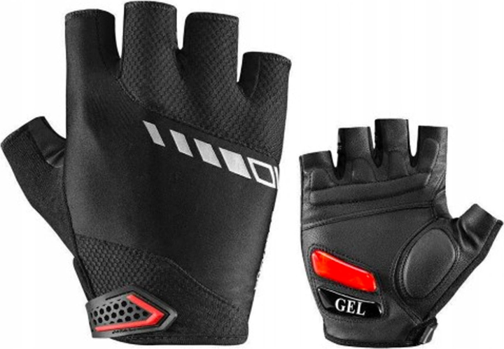 Rękawiczki rowerowe Rockbros z wkładkami żelowymi S143-BK M Black (5907769312731) - obraz 2