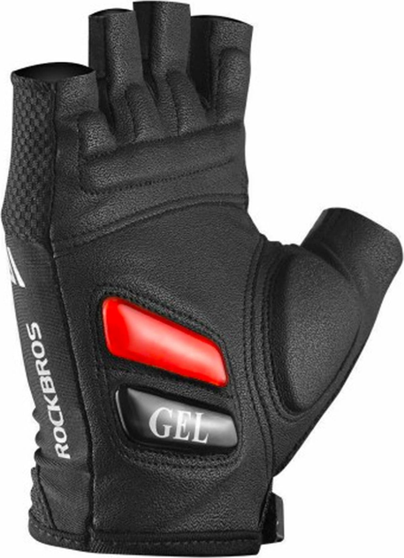 Rękawiczki rowerowe Rockbros z wkładkami żelowymi S143-BK XXL Black (5907769312700) - obraz 3