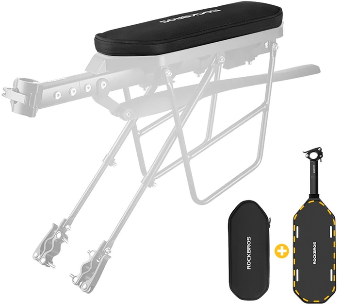 Torba rowerowa RockBros Bag for Bicycle Rack 5 l Black (30140062001) - obraz 5