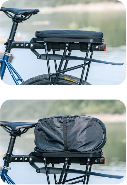 Torba rowerowa RockBros Bag for Bicycle Rack 5 l Black (30140062001) - obraz 8