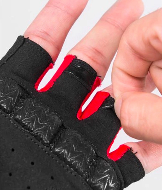 Rękawiczki rowerowe Rockbros z wkładkami żelowymi S169BR XXL Black-Red (5907769312748) - obraz 3