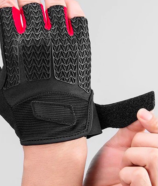 Rękawiczki rowerowe Rockbros z wkładkami żelowymi S169BR XXL Black-Red (5907769312748) - obraz 4