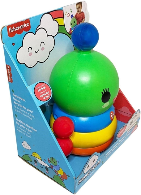 Іграшка Fisher-Price FWY Веселий хитаючийся райдужний черв’ячок (887961819168) - зображення 2
