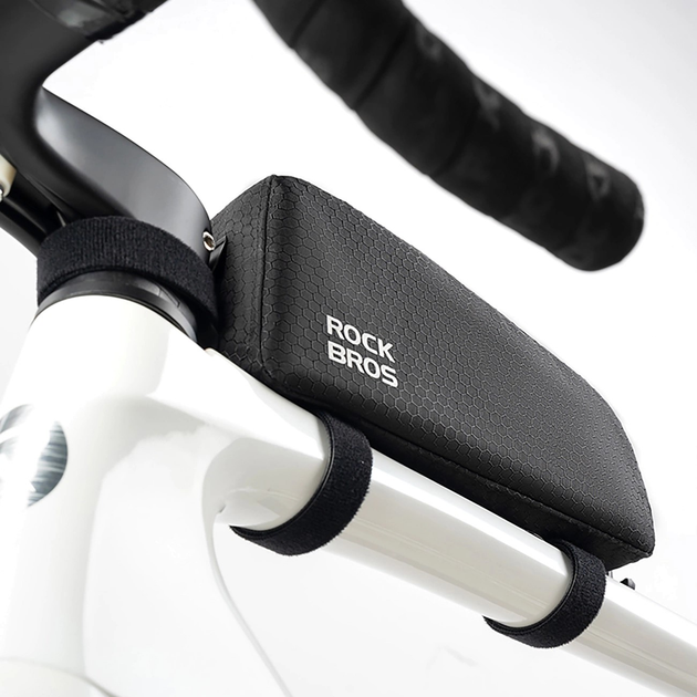 Torba rowerowa RockBros Top Tube Frame Bag 0.9l Black (3012011701) - obraz 6