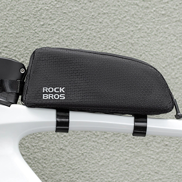Torba rowerowa RockBros Top Tube Frame Bag 0.9l Black (3012011701) - obraz 10