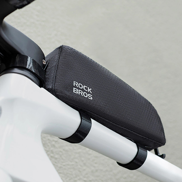 Torba rowerowa RockBros Top Tube Frame Bag 0.9l Black (3012011701) - obraz 12