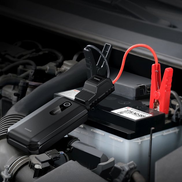 Urządzenie rozruchowe Baseus 10000mAh 12V 1000A/500A Black (C00245501113-00) - obraz 11