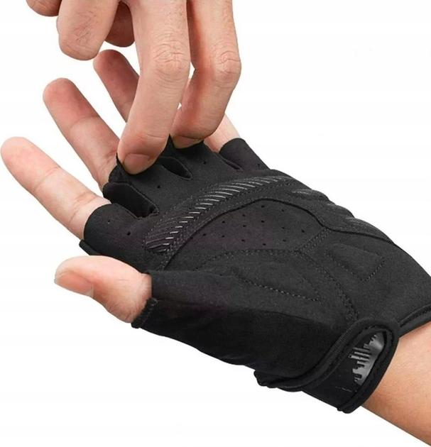 Rękawiczki rowerowe Rockbros S247 L Black (5907769312854) - obraz 3