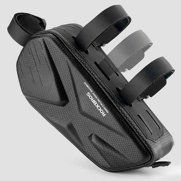 Torba rowerowa RockBros Bike Bag, Rigid, Frame, Top Tube, 1.4l Black (3012011501) - obraz 2