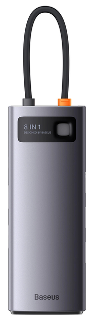 Хаб Baseus StarJoy 8in1 USB-C Grey (WKWG080213) - зображення 2