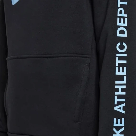 Bluza z kapturem chłopięca Nike B NSW SI FLC Hoodie BB HV6965-010 128-137 S Czarna (197861866804) - obraz 6