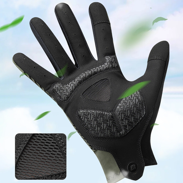 Велорукавички Rockbros L Green (5907769373770) - зображення 3