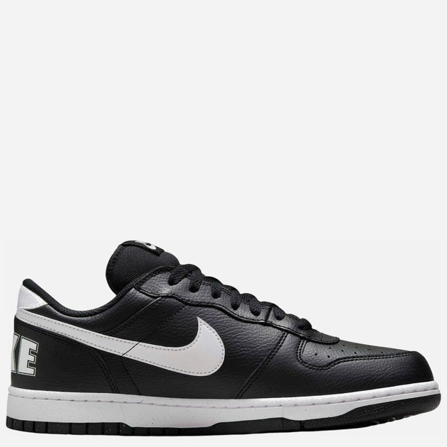 Чоловічі кеди низькі Nike Big Low 355152-016 44.5 (10.5US) Чорні з білим (91201781195) - зображення 1